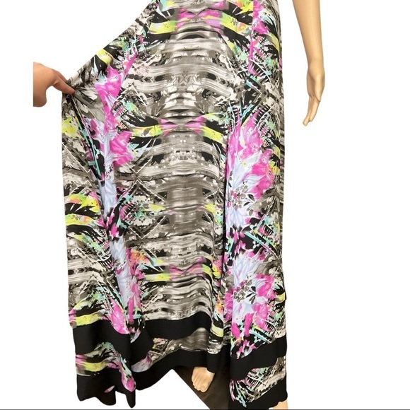 Parker‎ Maxi Aurora Halter Fit and Flare Multicolor Dress Size Small - Picture 8 of 15